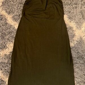 Olive Green Maxi Skirt